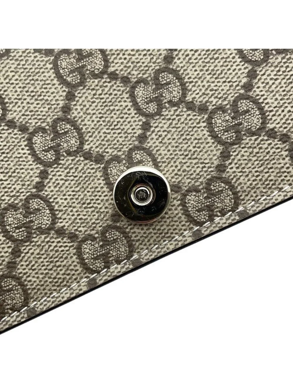 Gucci Shoulder Wallet GG Emblem Supreme Leather - Picture 9 of 10